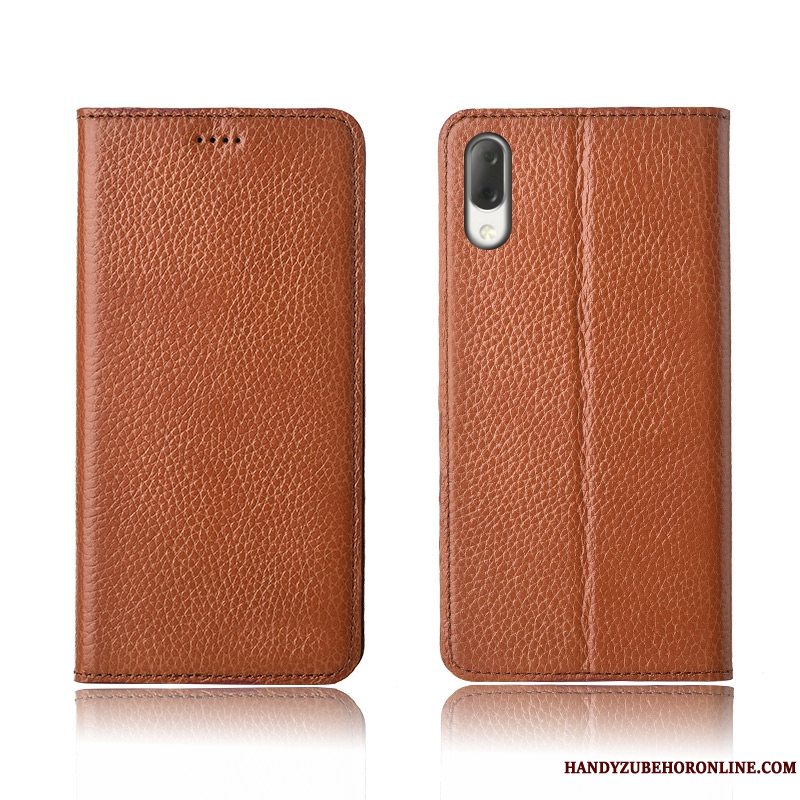 Etui Sony Xperia L3 Tasker Telefonlitchi, Cover Sony Xperia L3 Silikone Nubuck Ny