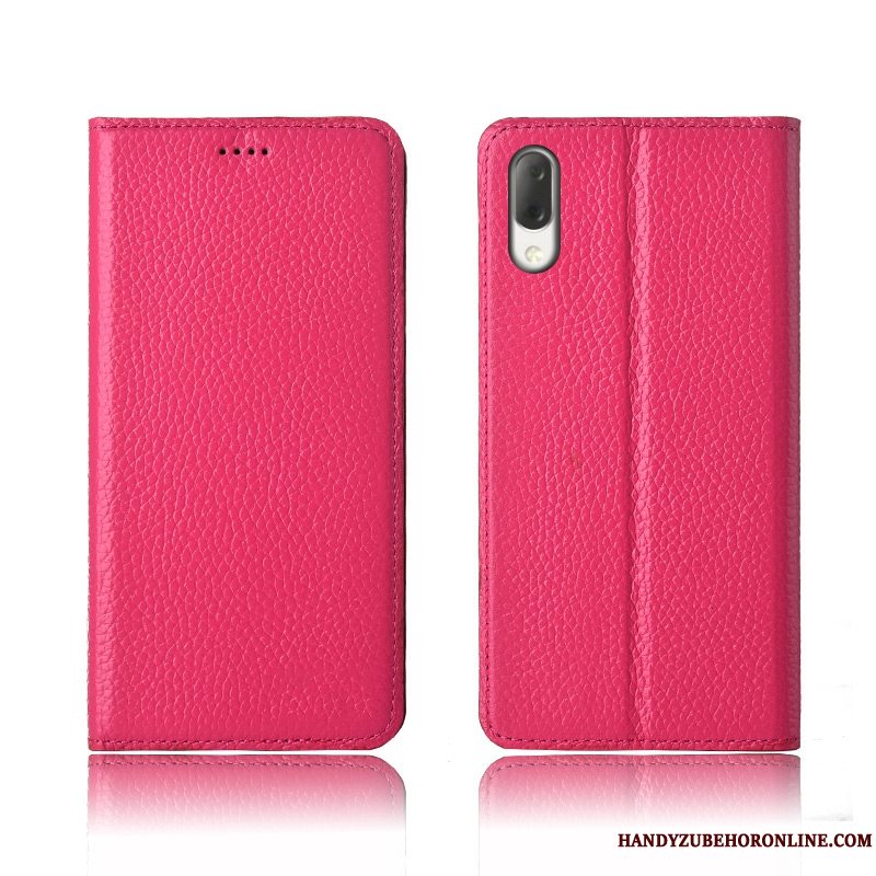 Etui Sony Xperia L3 Tasker Telefonlitchi, Cover Sony Xperia L3 Silikone Nubuck Ny