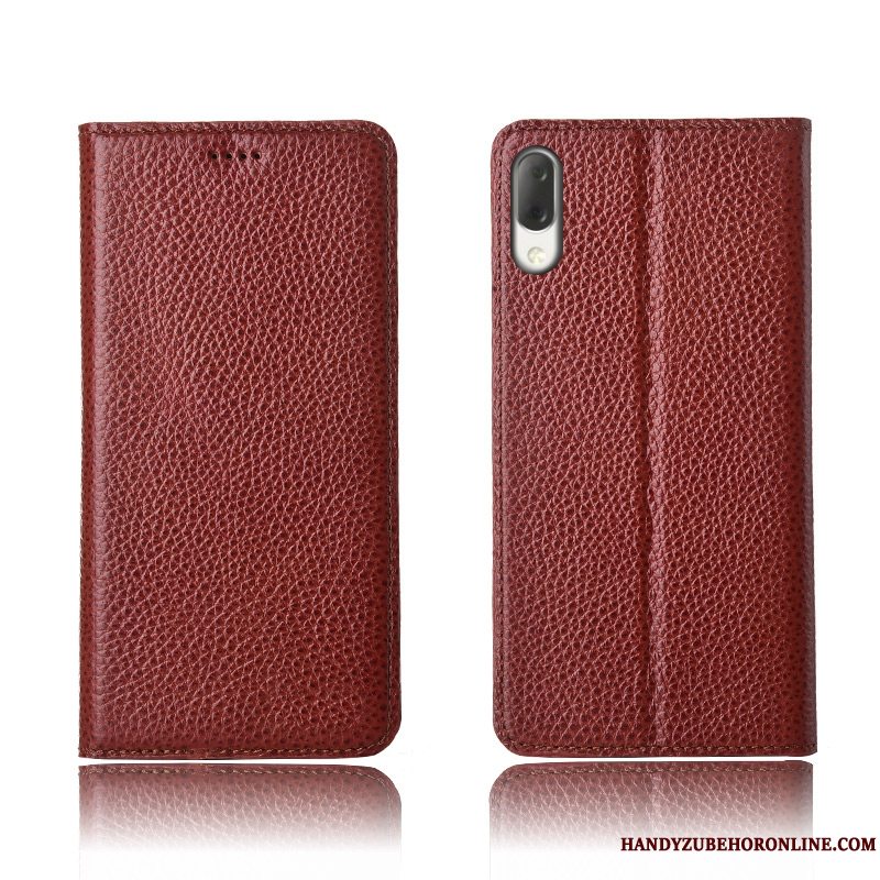 Etui Sony Xperia L3 Tasker Telefonlitchi, Cover Sony Xperia L3 Silikone Nubuck Ny