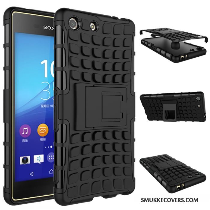 Etui Sony Xperia M5 Dual Support Mønster Telefon, Cover Sony Xperia M5 Dual Beskyttelse Skridsikre Grøn