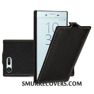 Etui Sony Xperia X Compact Læder Telefongul, Cover Sony Xperia X Compact Beskyttelse