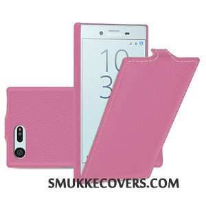 Etui Sony Xperia X Compact Læder Telefongul, Cover Sony Xperia X Compact Beskyttelse