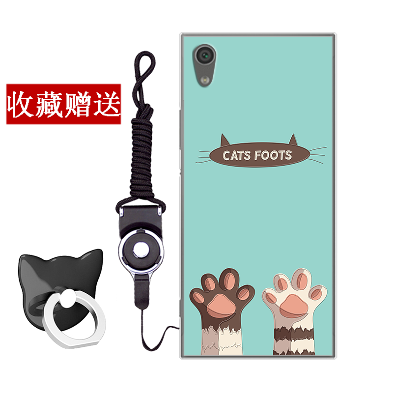 Etui Sony Xperia X Compact Tasker Frisk Grøn, Cover Sony Xperia X Compact Cartoon Lille Sektion Anti-fald