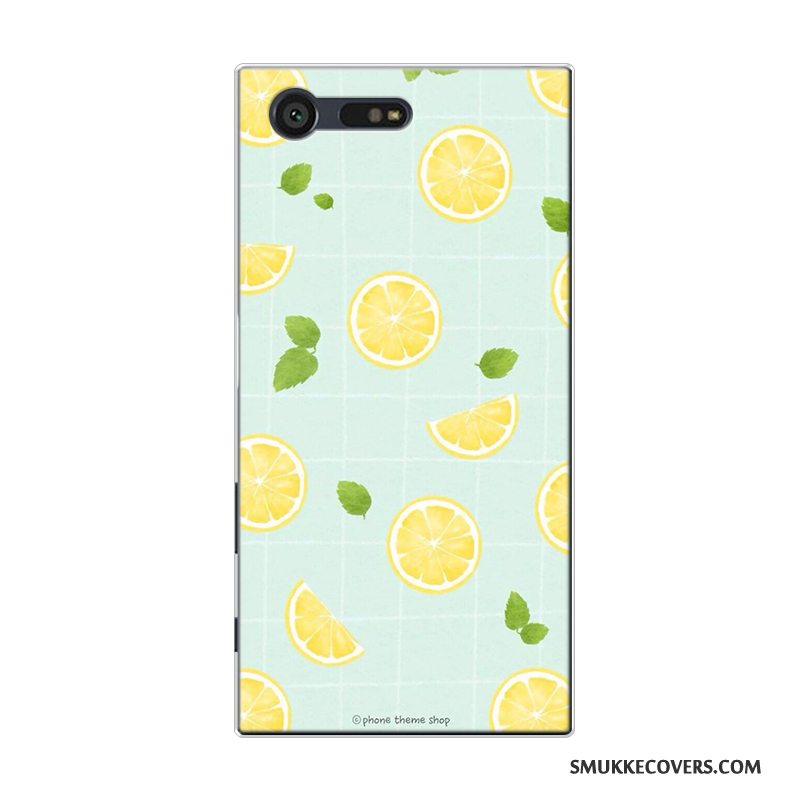 Etui Sony Xperia X Compact Tasker Frisk Vandmelon, Cover Sony Xperia X Compact Silikone Lyserød Lille Sektion