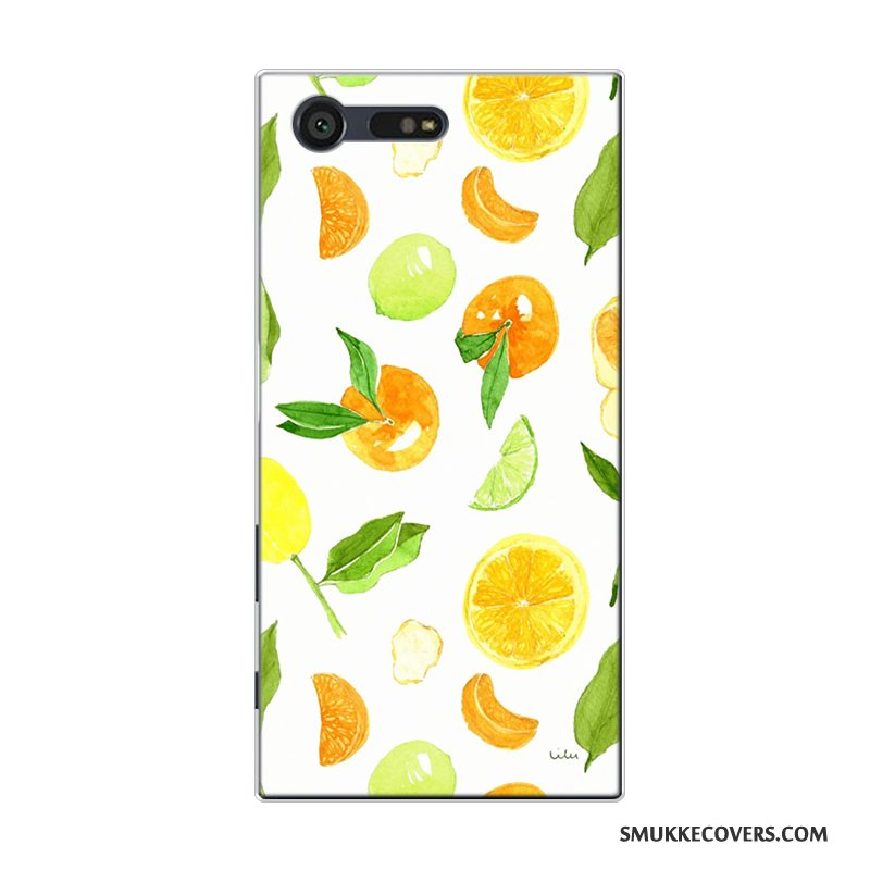 Etui Sony Xperia X Compact Tasker Frisk Vandmelon, Cover Sony Xperia X Compact Silikone Lyserød Lille Sektion