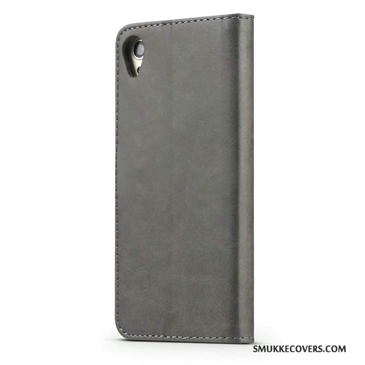 Etui Sony Xperia X Tegnebog Gul Kort, Cover Sony Xperia X Tasker