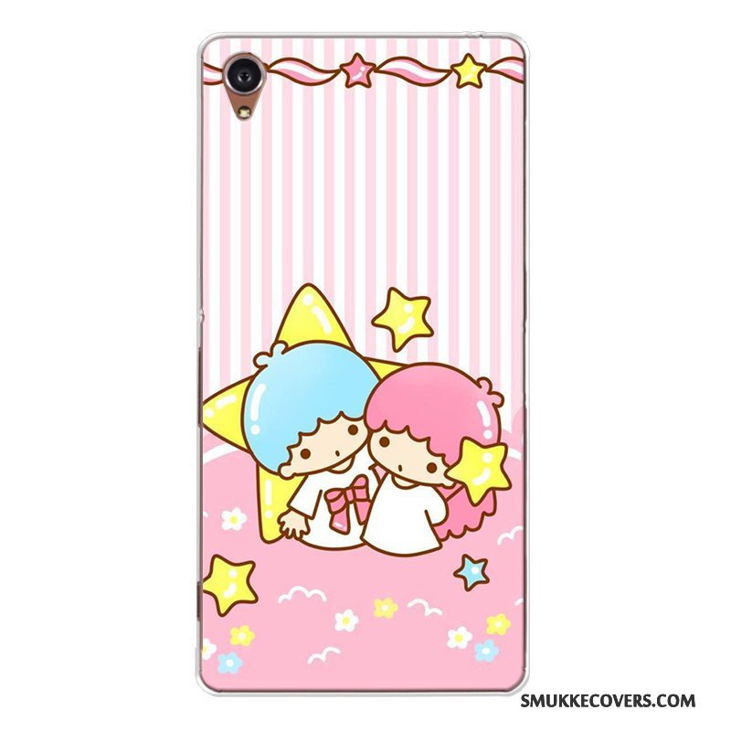 Etui Sony Xperia Xa Cartoon Anti-fald Blå, Cover Sony Xperia Xa Silikone Smuk Telefon