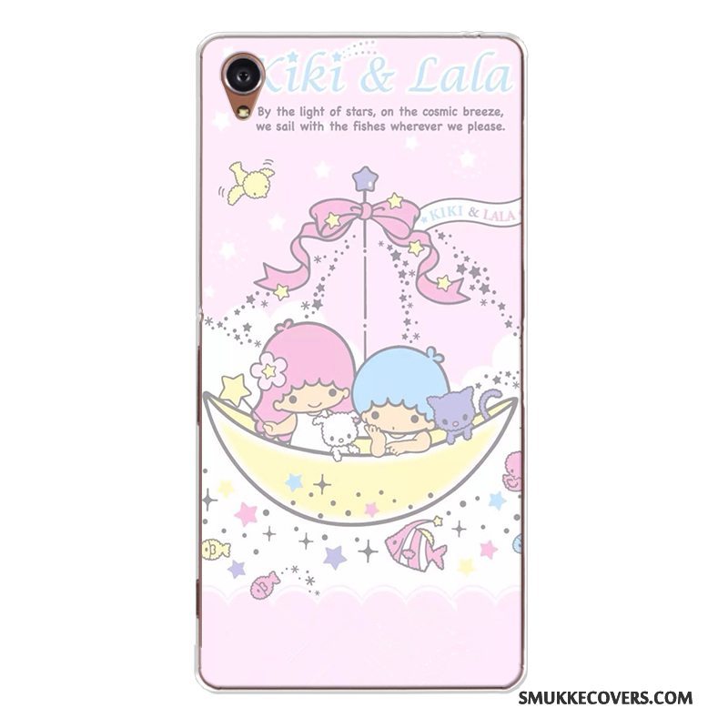 Etui Sony Xperia Xa Cartoon Anti-fald Blå, Cover Sony Xperia Xa Silikone Smuk Telefon