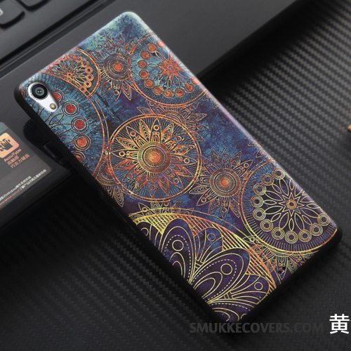 Etui Sony Xperia Xa Ultra Farve Telefonanti-fald, Cover Sony Xperia Xa Ultra Relief