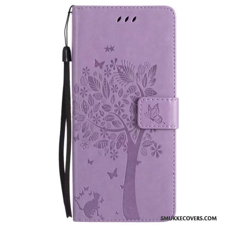 Etui Sony Xperia Xa Ultra Læder Anti-fald Telefon, Cover Sony Xperia Xa Ultra Folio Lyserød