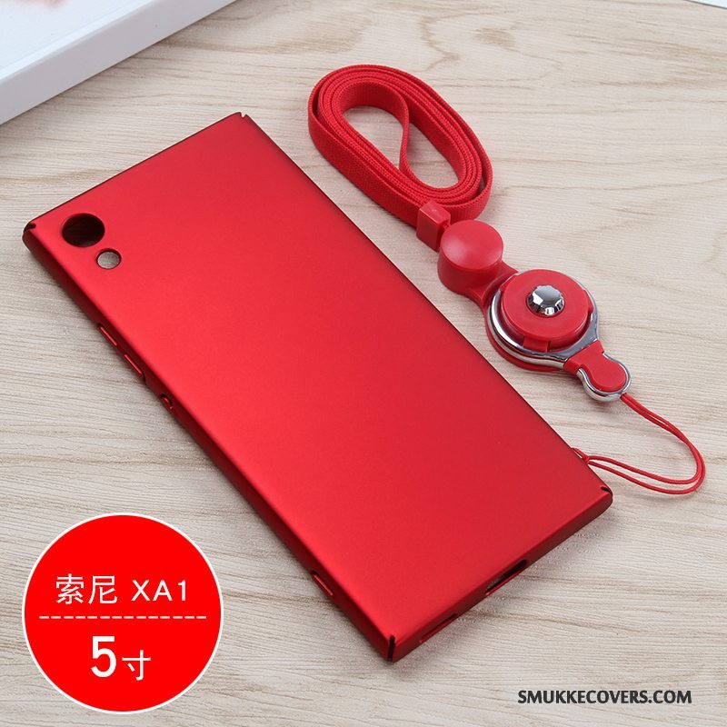Etui Sony Xperia Xa1 Beskyttelse Hængende Ornamenter Telefon, Cover Sony Xperia Xa1 Rød