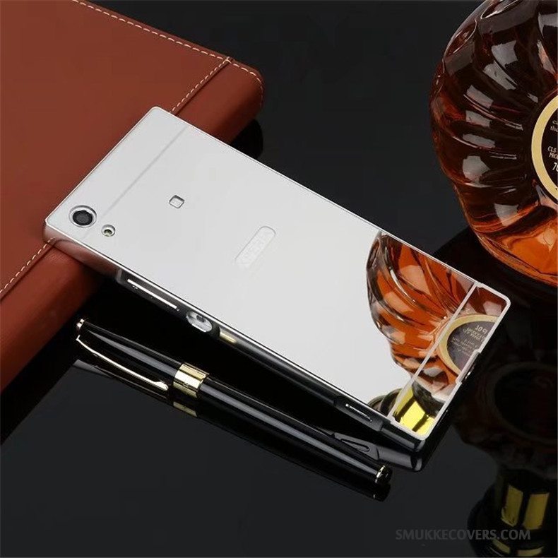 Etui Sony Xperia Xa1 Beskyttelse Telefonramme, Cover Sony Xperia Xa1 Bagdæksel Spejl