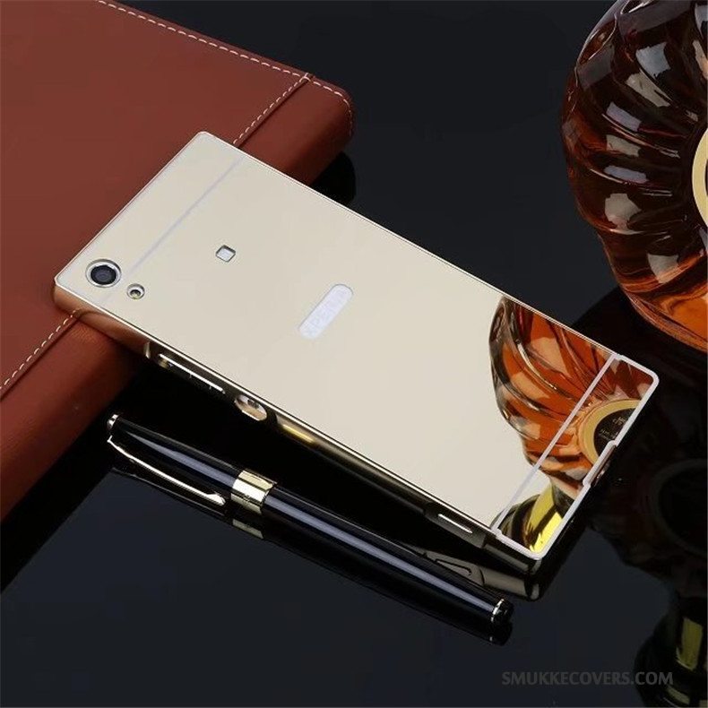 Etui Sony Xperia Xa1 Beskyttelse Telefonramme, Cover Sony Xperia Xa1 Bagdæksel Spejl