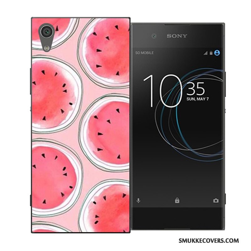 Etui Sony Xperia Xa1 Cartoon Hård Blå, Cover Sony Xperia Xa1 Beskyttelse Trend Af Personlighed