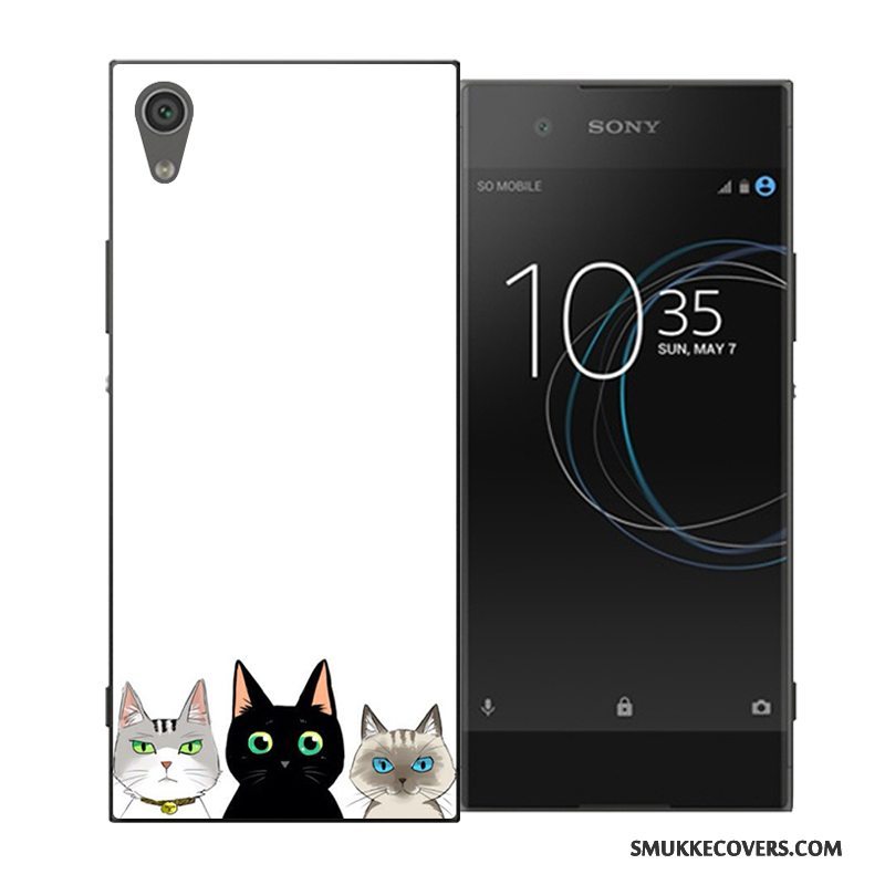 Etui Sony Xperia Xa1 Cartoon Hård Blå, Cover Sony Xperia Xa1 Beskyttelse Trend Af Personlighed