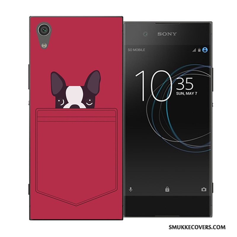 Etui Sony Xperia Xa1 Cartoon Hård Blå, Cover Sony Xperia Xa1 Beskyttelse Trend Af Personlighed