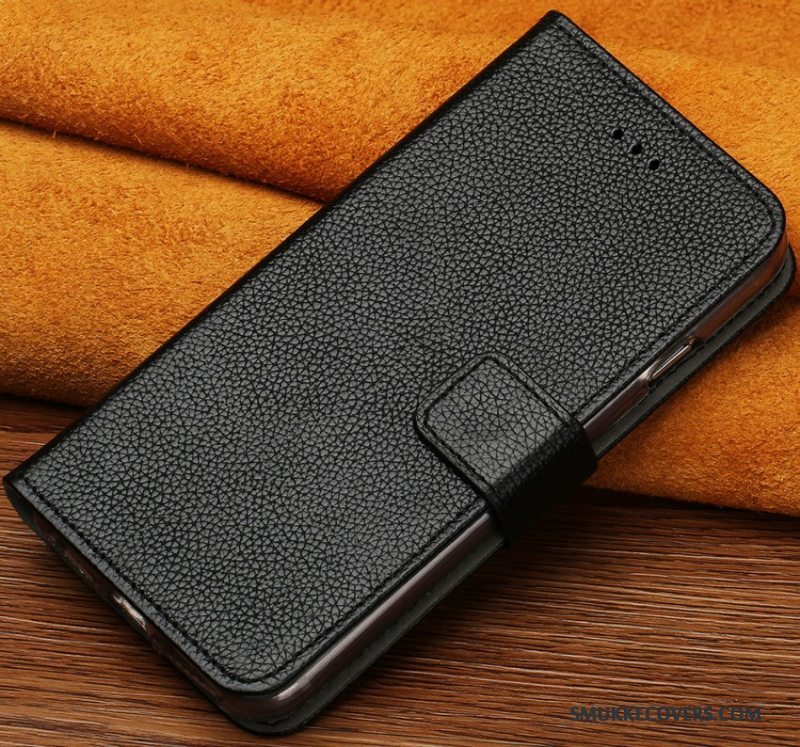 Etui Sony Xperia Xa1 Læder Anti-fald Guld, Cover Sony Xperia Xa1 Luksus Telefontilpas