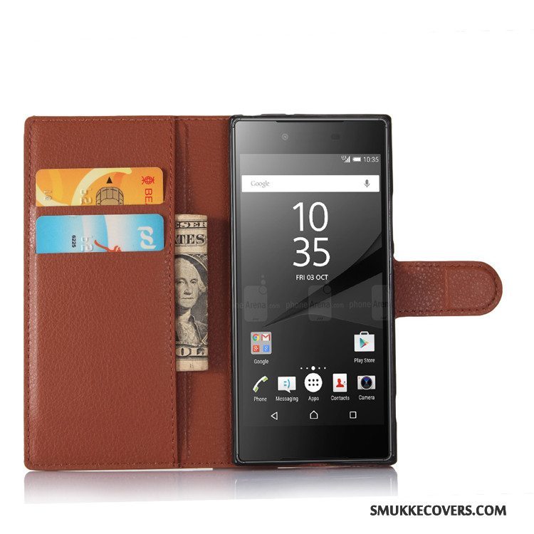 Etui Sony Xperia Xa1 Læder Telefonlyserød, Cover Sony Xperia Xa1 Folio