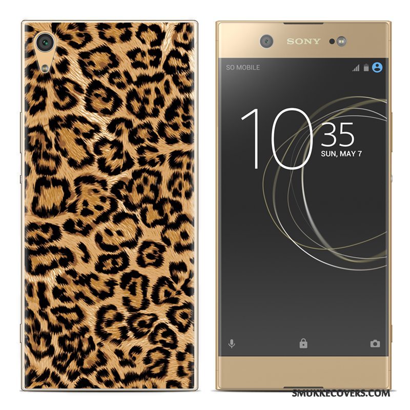 Etui Sony Xperia Xa1 Plus Malet Telefonrød, Cover Sony Xperia Xa1 Plus Blød