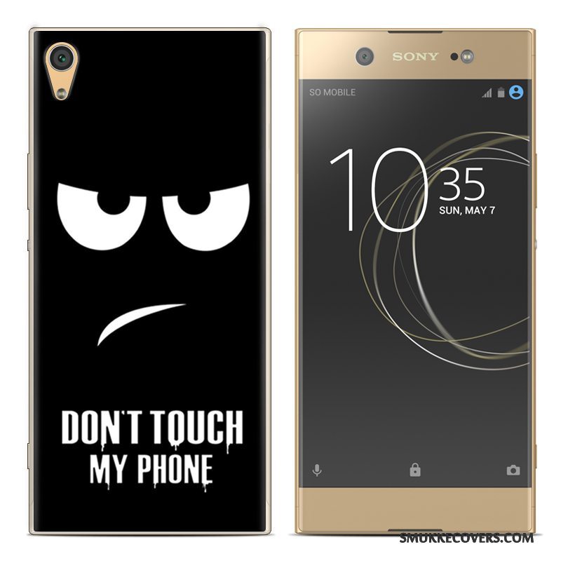 Etui Sony Xperia Xa1 Plus Malet Telefonrød, Cover Sony Xperia Xa1 Plus Blød