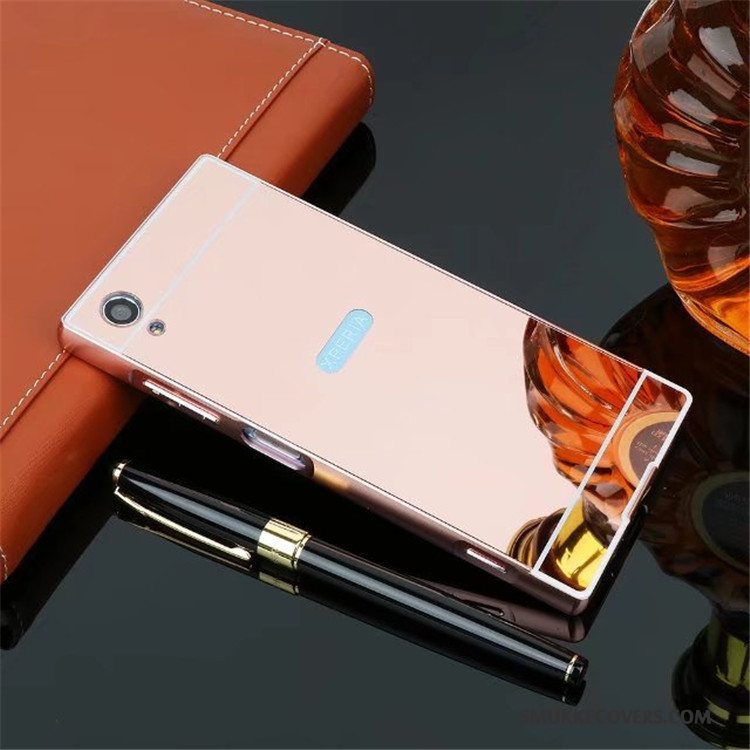 Etui Sony Xperia Xa1 Plus Metal Bagdæksel Trend, Cover Sony Xperia Xa1 Plus Beskyttelse Ramme Tynd