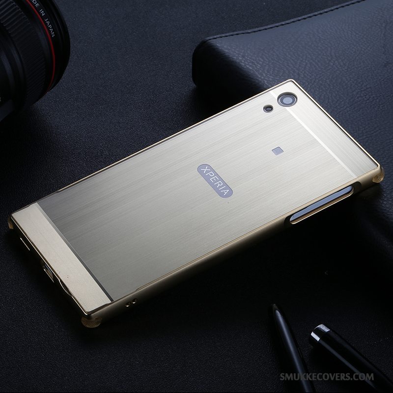 Etui Sony Xperia Xa1 Plus Metal Bagdæksel Trend, Cover Sony Xperia Xa1 Plus Beskyttelse Ramme Tynd