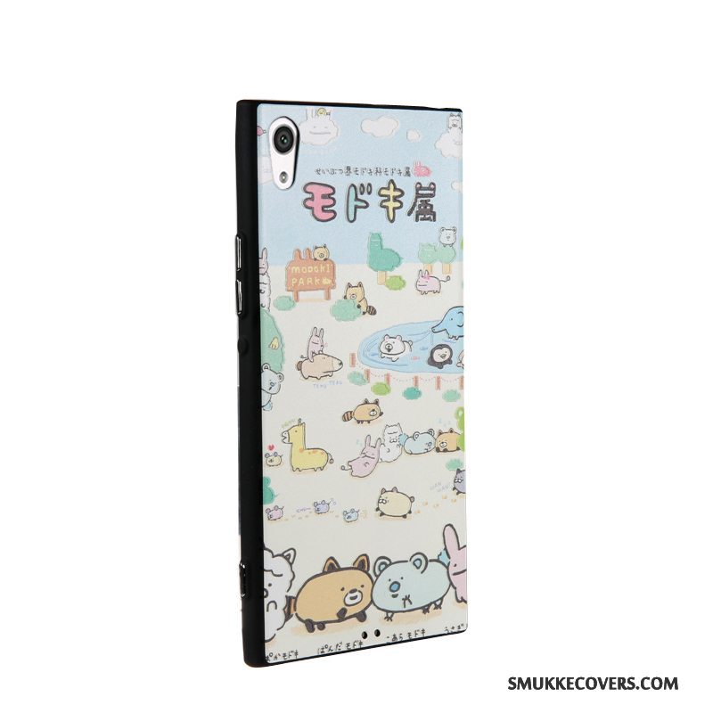 Etui Sony Xperia Xa1 Silikone Anti-fald Trend, Cover Sony Xperia Xa1 Beskyttelse Telefon
