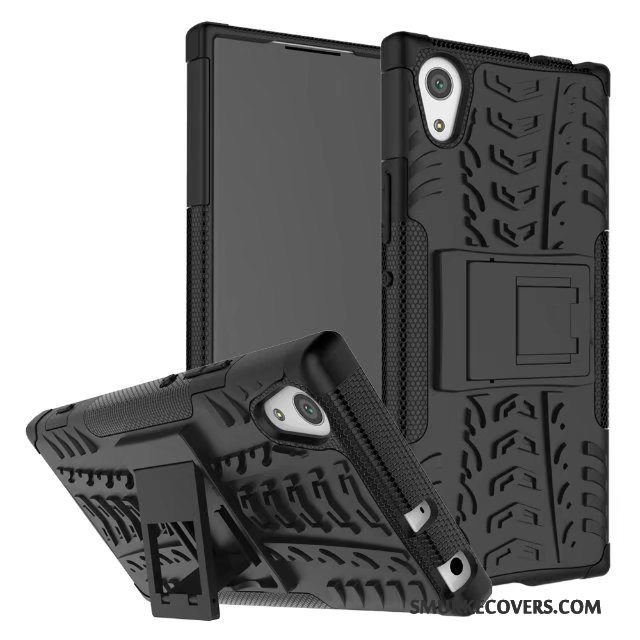 Etui Sony Xperia Xa1 Tasker Skridsikre Orange, Cover Sony Xperia Xa1 Beskyttelse Anti-fald Telefon