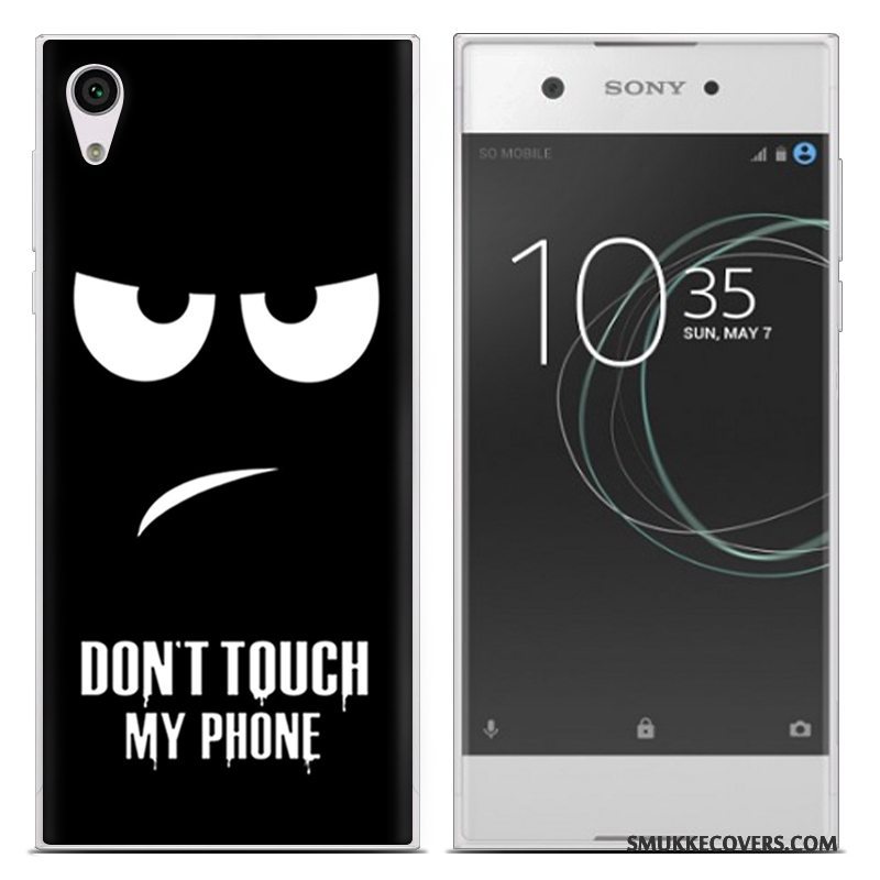 Etui Sony Xperia Xa1 Ultra Blød Måned Trend, Cover Sony Xperia Xa1 Ultra Blå Tynd