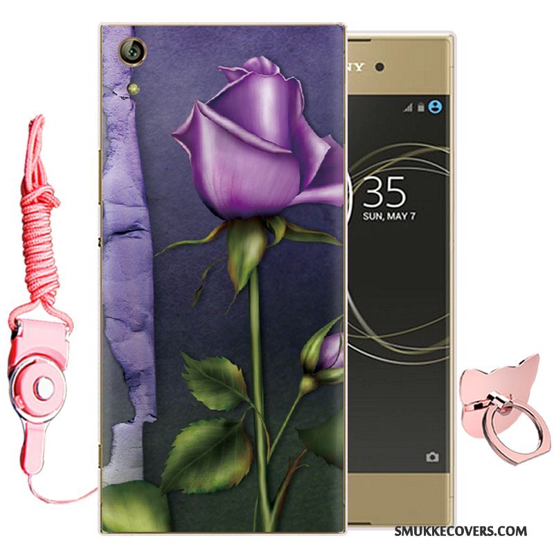 Etui Sony Xperia Xa1 Ultra Cartoon Telefonlyserød, Cover Sony Xperia Xa1 Ultra Blød