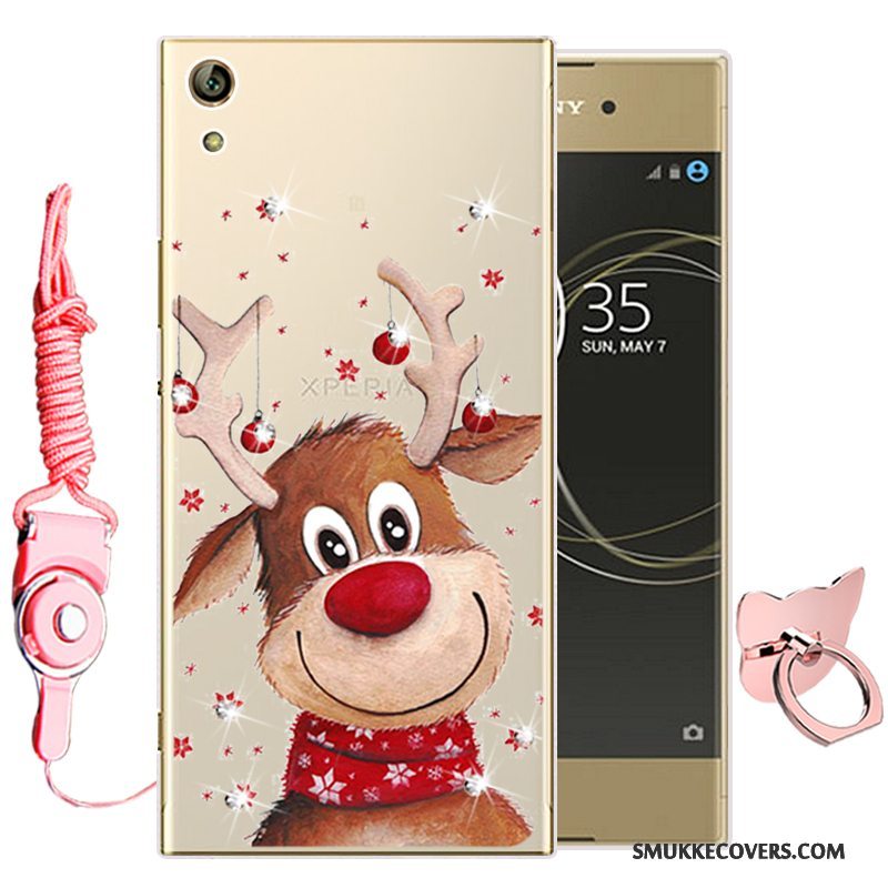 Etui Sony Xperia Xa1 Ultra Cartoon Telefonlyserød, Cover Sony Xperia Xa1 Ultra Blød