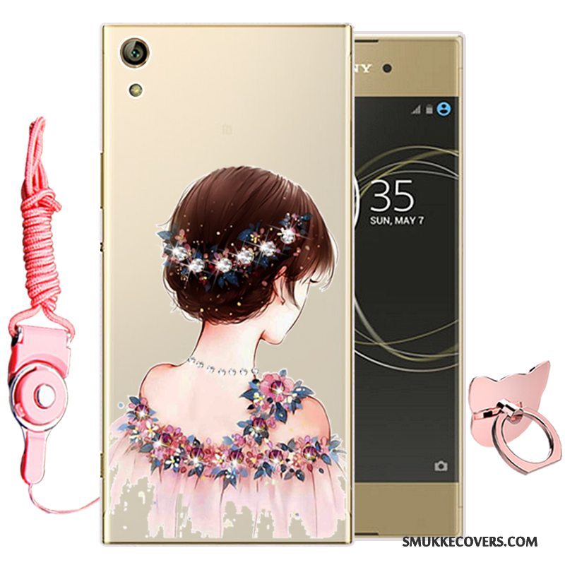 Etui Sony Xperia Xa1 Ultra Cartoon Telefonlyserød, Cover Sony Xperia Xa1 Ultra Blød