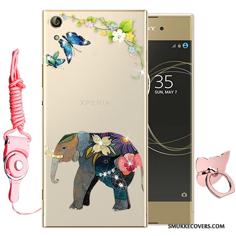 Etui Sony Xperia Xa1 Ultra Cartoon Telefonlyserød, Cover Sony Xperia Xa1 Ultra Blød