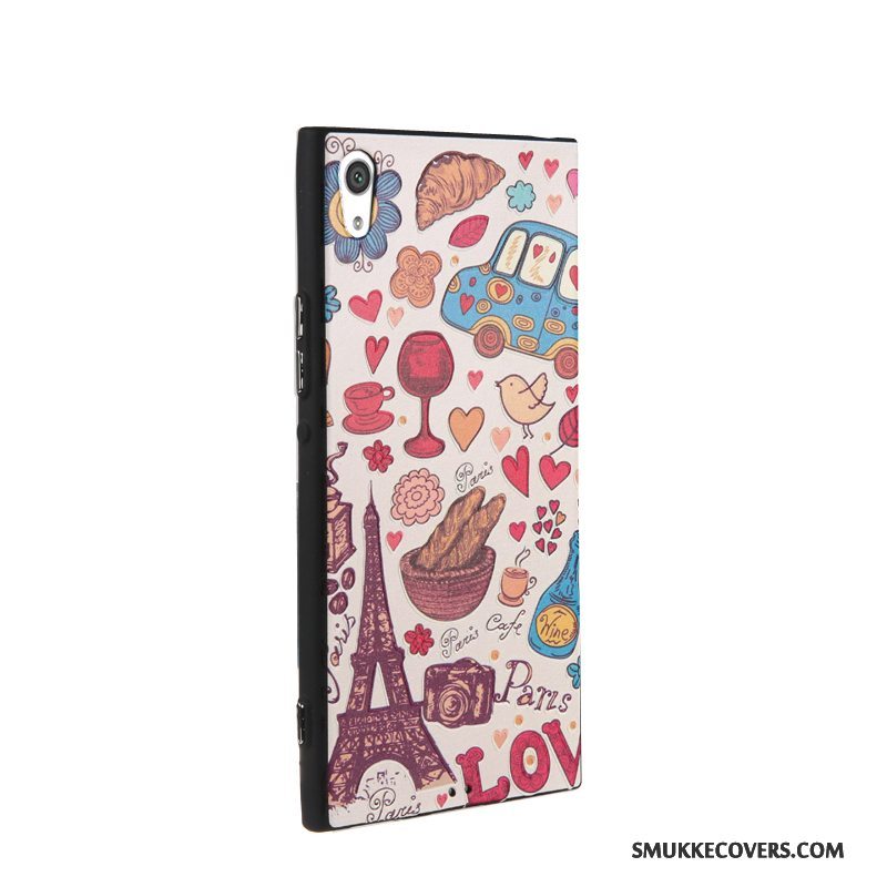 Etui Sony Xperia Xa1 Ultra Farve Anti-fald Telefon, Cover Sony Xperia Xa1 Ultra Cartoon