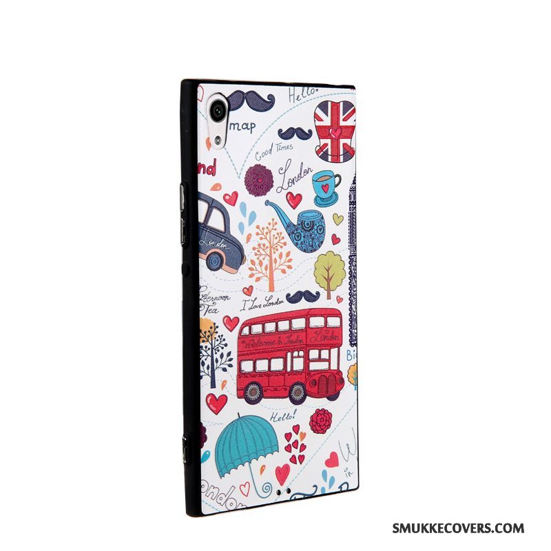 Etui Sony Xperia Xa1 Ultra Farve Anti-fald Telefon, Cover Sony Xperia Xa1 Ultra Cartoon