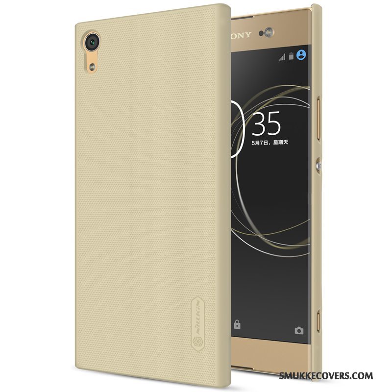 Etui Sony Xperia Xa1 Ultra Hård Telefon, Cover Sony Xperia Xa1 Ultra Nubuck Hvid