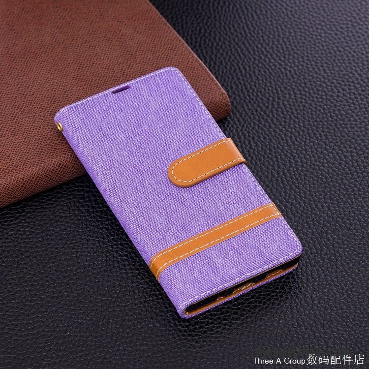 Etui Sony Xperia Xa2 Beskyttelse Denim Blå, Cover Sony Xperia Xa2 Folio Telefonkort