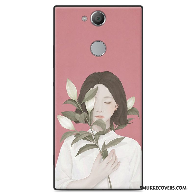 Etui Sony Xperia Xa2 Beskyttelse Telefonlyseblå, Cover Sony Xperia Xa2 Tasker Kunst Nubuck