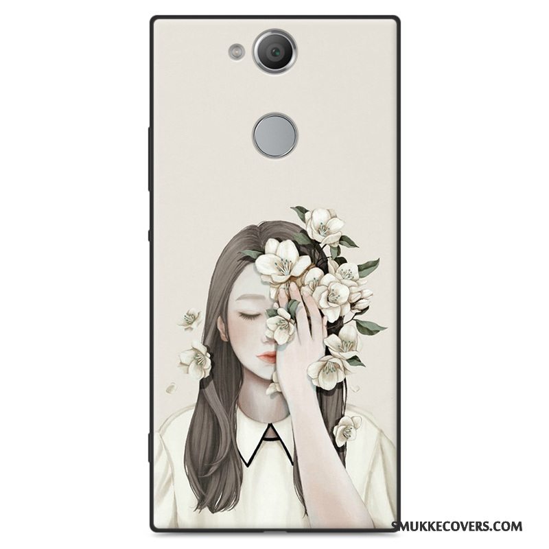 Etui Sony Xperia Xa2 Beskyttelse Telefonlyseblå, Cover Sony Xperia Xa2 Tasker Kunst Nubuck