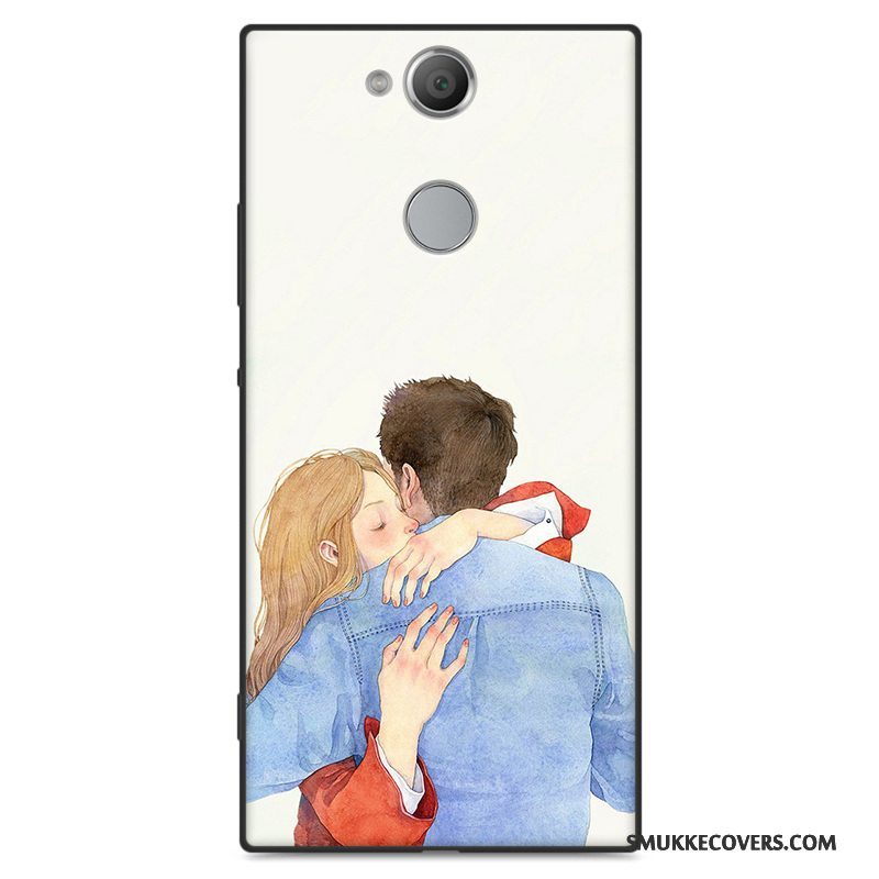 Etui Sony Xperia Xa2 Beskyttelse Telefonlyseblå, Cover Sony Xperia Xa2 Tasker Kunst Nubuck