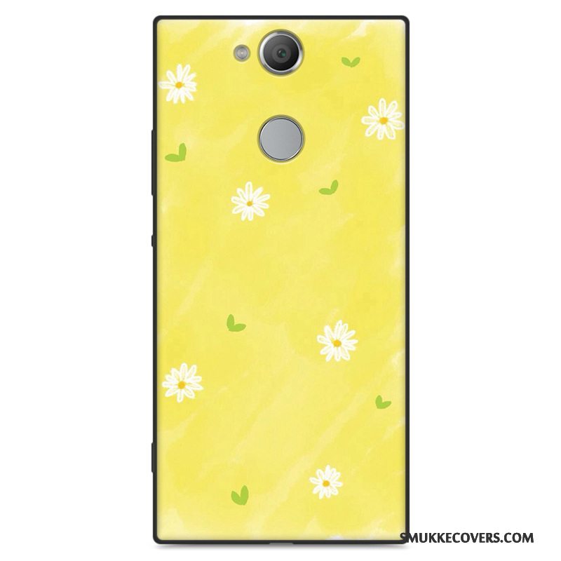 Etui Sony Xperia Xa2 Kreativ Nubuck Hvid, Cover Sony Xperia Xa2 Blød Af Personlighed Trend