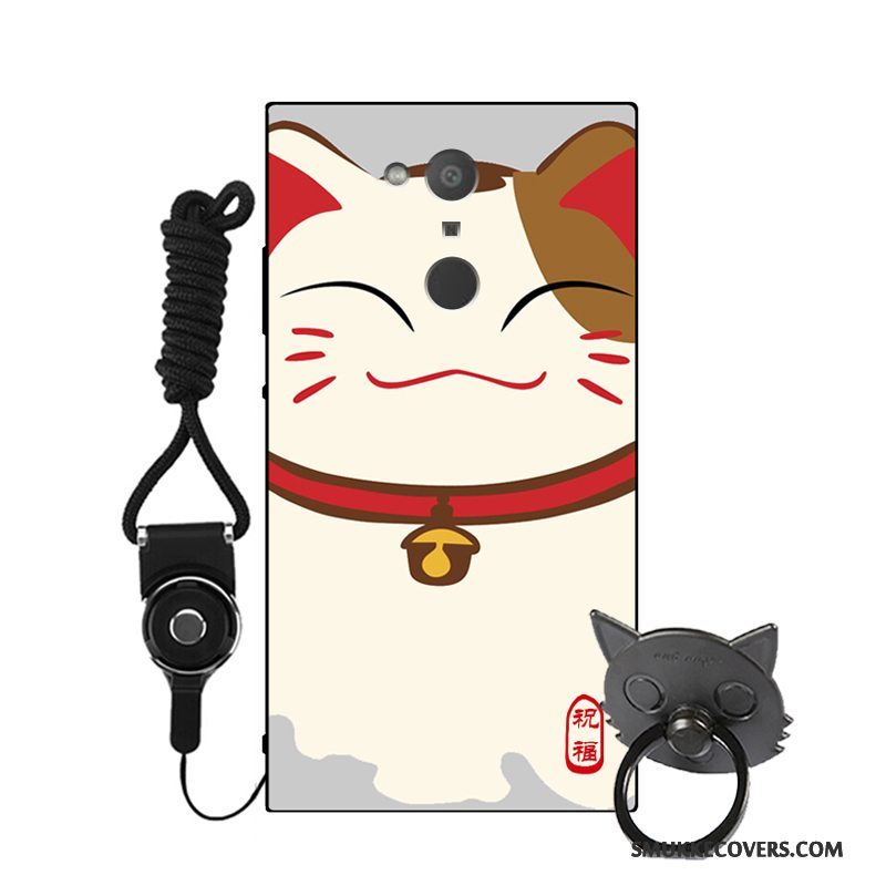 Etui Sony Xperia Xa2 Tasker Af Personlighed Lyseblå, Cover Sony Xperia Xa2 Cartoon Telefonanti-fald