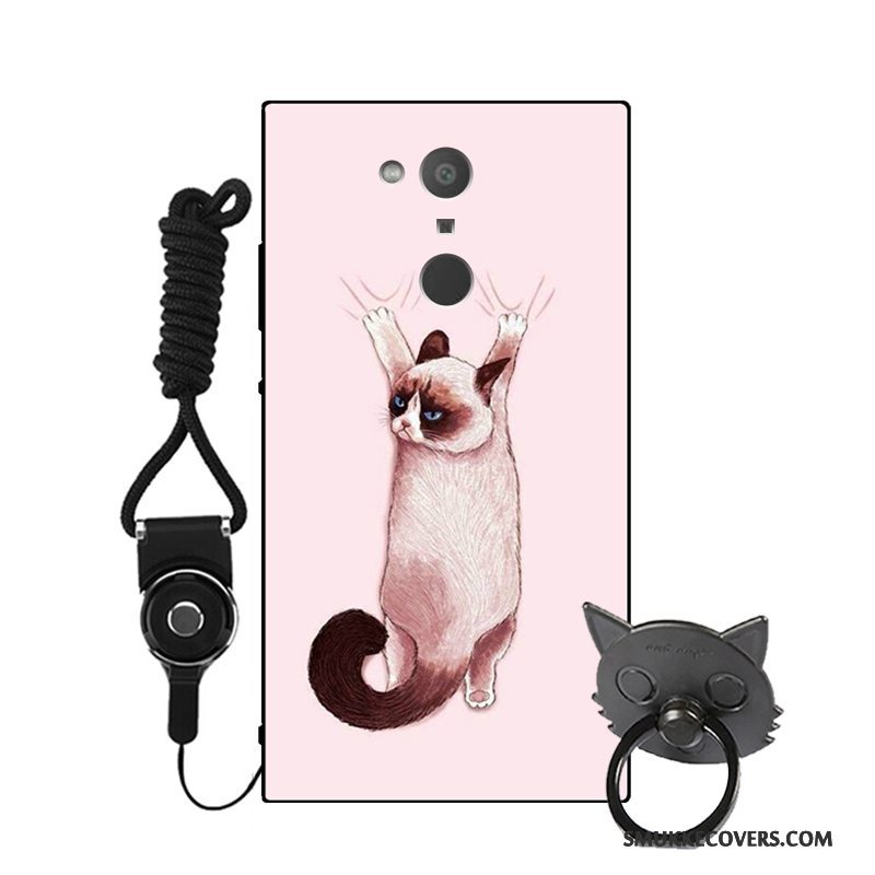 Etui Sony Xperia Xa2 Tasker Af Personlighed Lyseblå, Cover Sony Xperia Xa2 Cartoon Telefonanti-fald