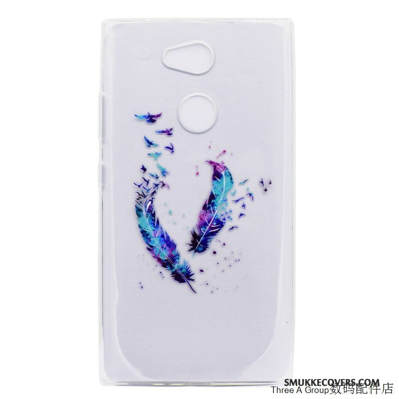 Etui Sony Xperia Xa2 Ultra Silikone Ny Lyseblå, Cover Sony Xperia Xa2 Ultra Tasker Telefonanti-fald