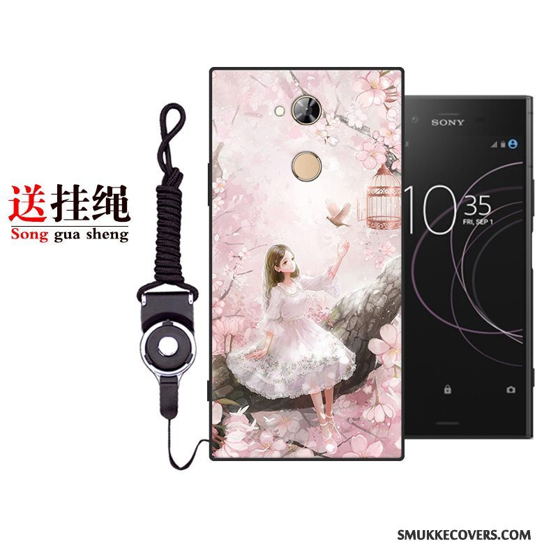 Etui Sony Xperia Xa2 Ultra Tasker Blå Telefon, Cover Sony Xperia Xa2 Ultra Silikone Anti-fald