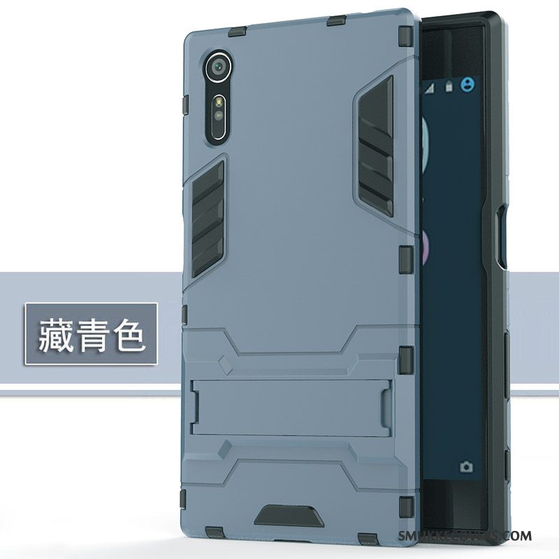Etui Sony Xperia Xz Beskyttelse Blå Anti-fald, Cover Sony Xperia Xz Blød Telefongennemsigtig