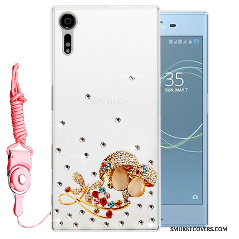 Etui Sony Xperia Xz Blød Guld Telefon, Cover Sony Xperia Xz Beskyttelse