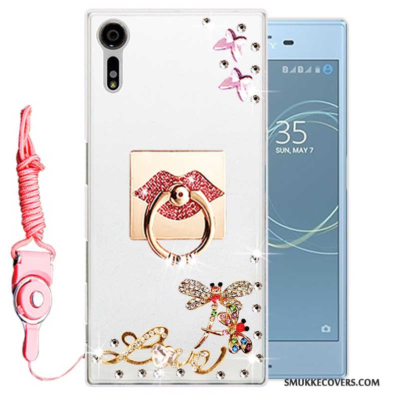 Etui Sony Xperia Xz Blød Guld Telefon, Cover Sony Xperia Xz Beskyttelse