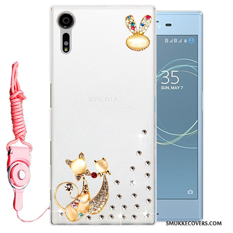 Etui Sony Xperia Xz Blød Guld Telefon, Cover Sony Xperia Xz Beskyttelse