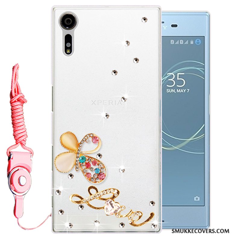 Etui Sony Xperia Xz Blød Guld Telefon, Cover Sony Xperia Xz Beskyttelse